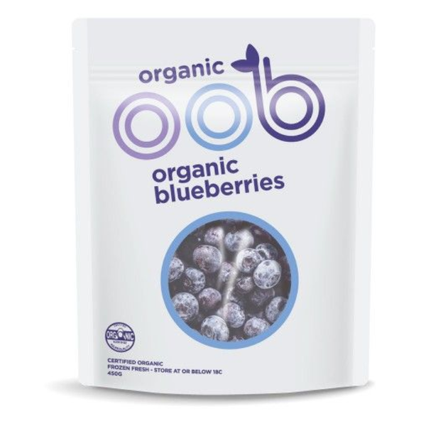 Frozen Org Blueberries Oob 450G