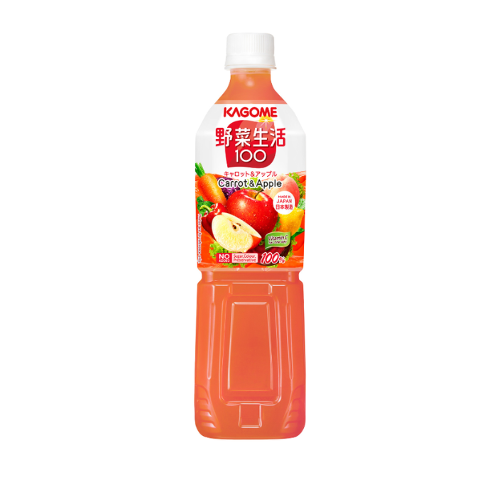 Nước Ép Rau Củ Vị Cà Rốt-Táo Kagome 720Ml