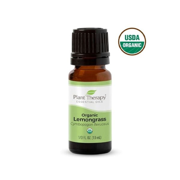 Org Essential Oil Lemongrass Plant Therapy 10Ml