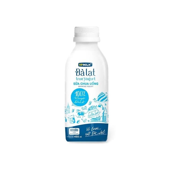 Sữa Chua Uống Ít Đường Vpmilk 450Ml