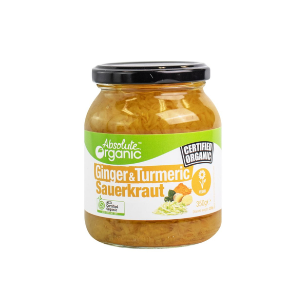 Bắp Cải Muối Với Gừng, Nghệ Hữu Cơ Absolute Organic 350G