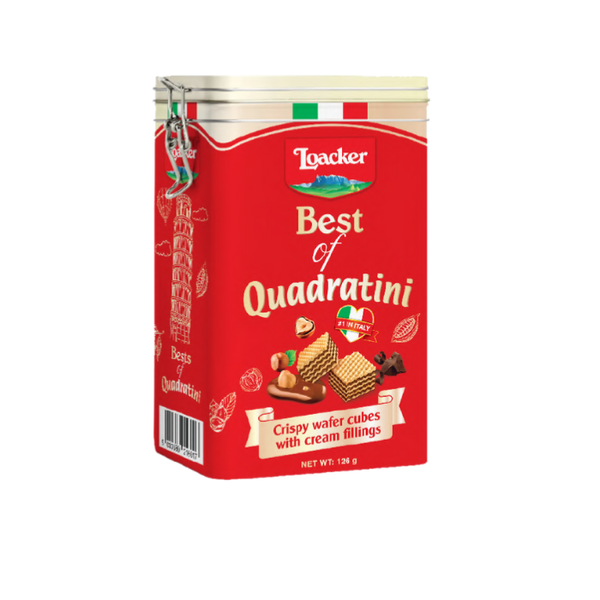 Wafer Cookies Best Of Quadratini Loacker 126G (Hp)