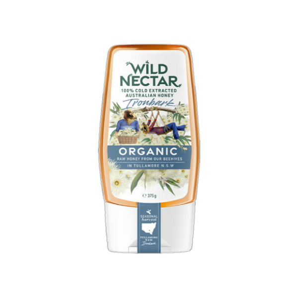 Organic Honey Eucalyptus Wild Nectar 375G