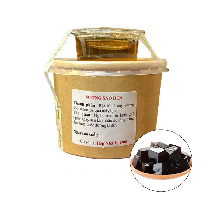 Thạch Đen Lá Sương Sáo Bnvq 400G- 
