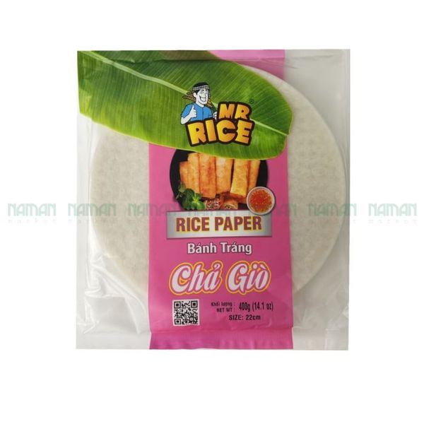 Rice Paper For Springroll 22Cm Mr Rice 400G