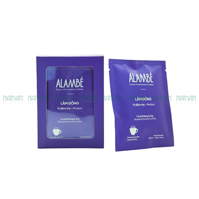 Cà Phê Túi Lọc Lâm Đồng Alambé 12 Túi