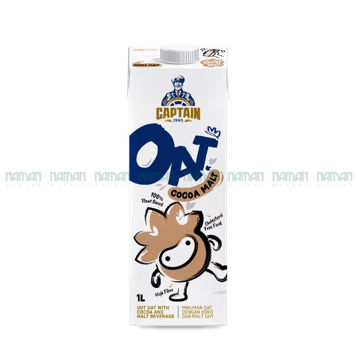 Thức Uống Yến Mạch Vị Cacao Lúa Mạch Captain 1L