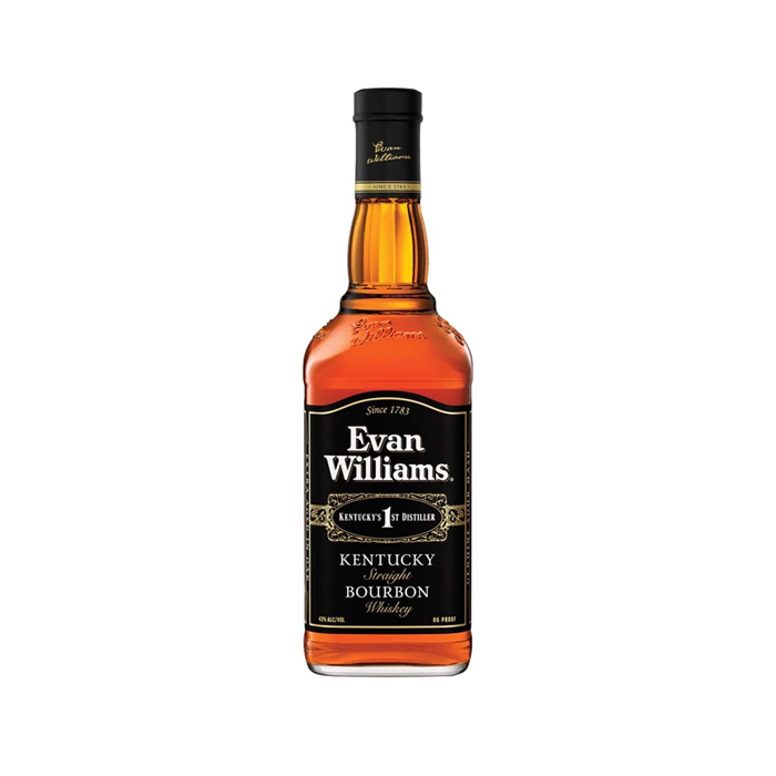 Rượu Whiskey Kentucky Straight Bourbon Evan Williams 43% 750Ml