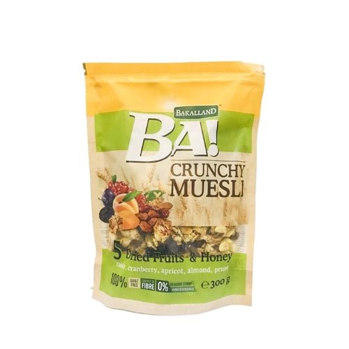 Ngũ Cốc 5 Loại Trái Cây Và Mật Ong Bakalland 300G