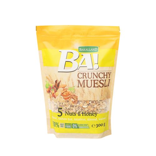Ngũ Cốc 5 Loại Hạt Và Mật Ong Bakalland 300G