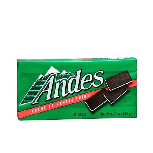 Creme Menthel Chocolate Andes 132G- Creme Menthel Chocolate Andes 132G