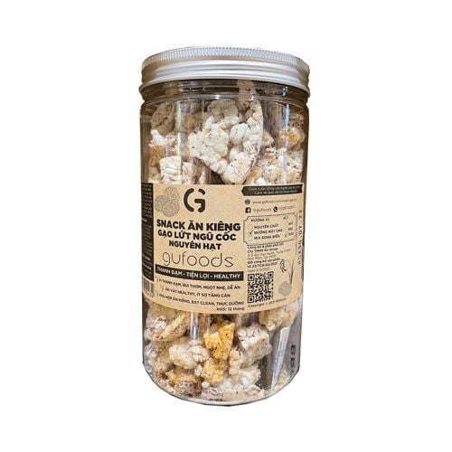 Brown Rice Snack Honey & Himalaya Flavor Gufoods 100G
