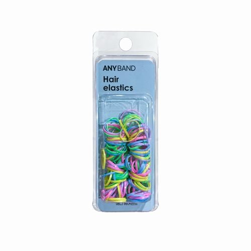 Hair Elastics Multi Colors Anyband 180Pcs/Tray- 