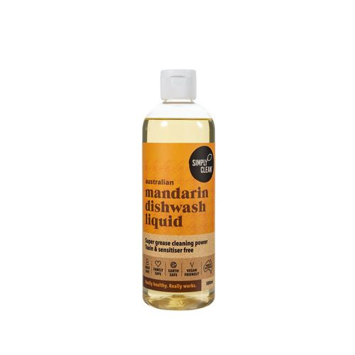 Australian Mandarin Dishwash Liquid Simply Clean 500Ml- 