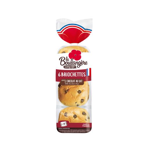 Chocolate Chip Brioche Buns La Boulangere 6Pcs 210G- 