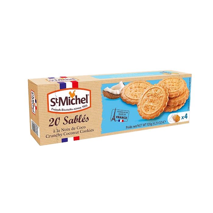 Bánh Quy Bơ Dừa 20 Sables St Michel 120G- 