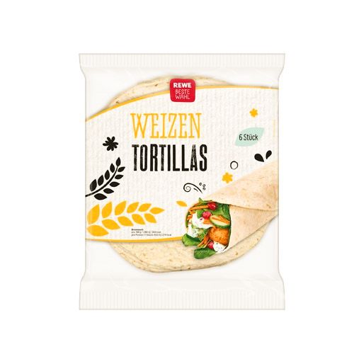 Tortilla Wraps Rewe 432G- 