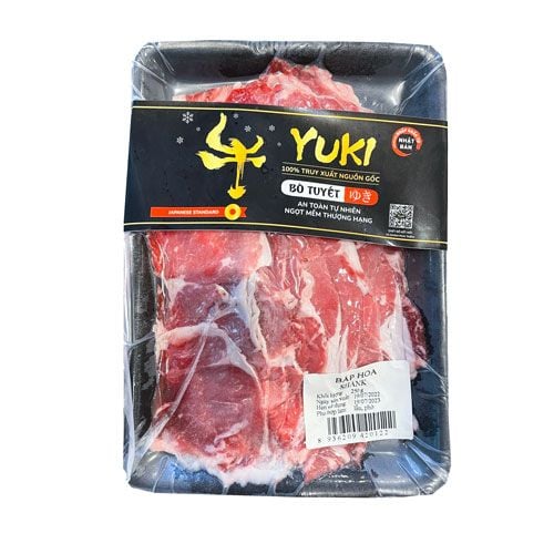 Thịt Bắp Hoa Bò Yuki Cắt Lát Đông Lạnh Yukibeef 250G- Thịt Bắp Hoa Bò Yuki Cắt Lát Đông Lạnh Yukibeef 250G