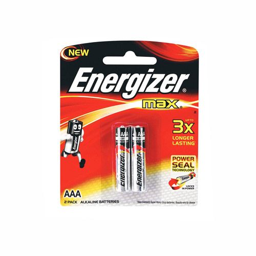 Battery Aaa Max Energizer E92 Bp2