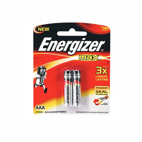 Battery Aaa Max Energizer E92 Bp2- 