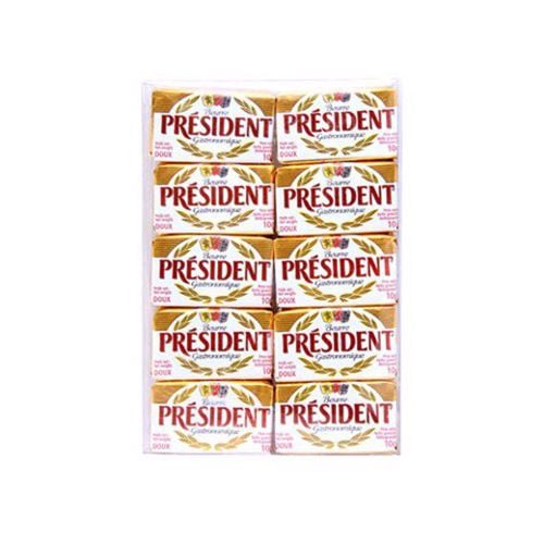 Unsalted Butter President 10 X10G