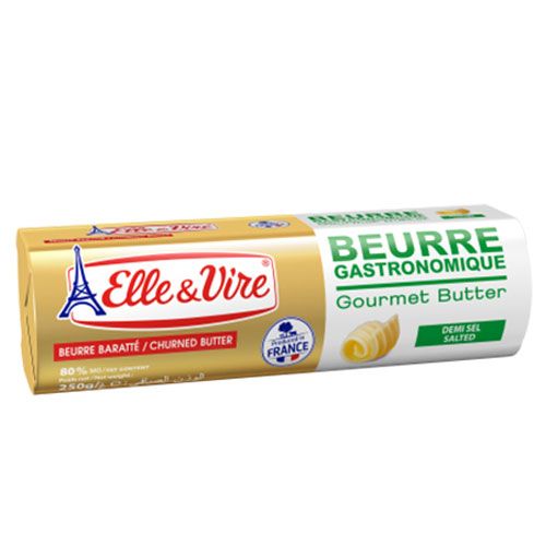 Bơ Mặn Dạng Ống 82% Béo Elle & Vire 250G- Bơ Mặn Dạng Ống 82% Béo Elle & Vire 250G