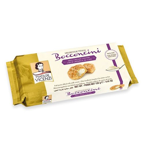 Bocconcini Puff Pastry Filled With Milk Cream M. Ditalia 125G- 