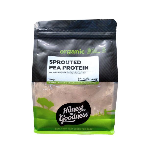 Organic Pea Protein Powder Honest To Goodness 750G- Org Pea Protein Powder Honest To Goodness 750G