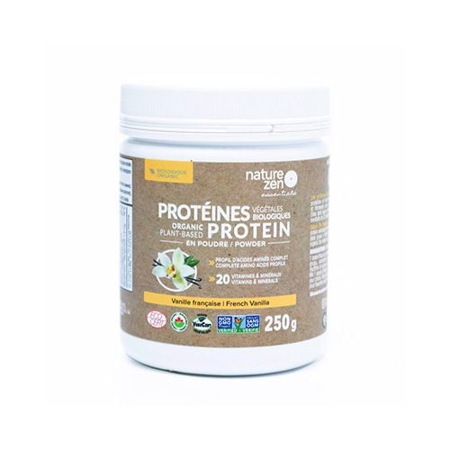 Organic Plant- Based Protein Powder Vanilla Nature Zen 250G- 