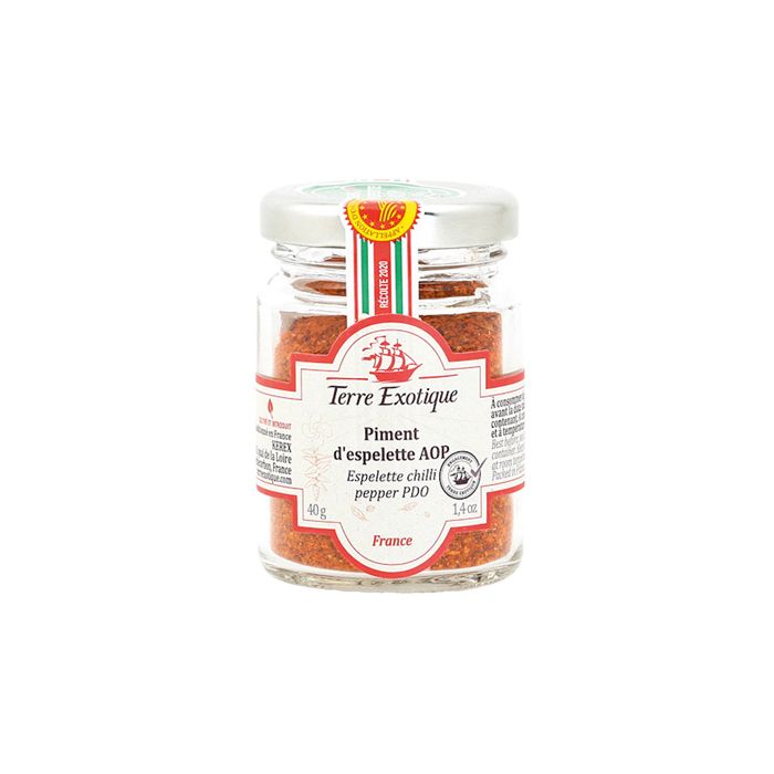 Espelette Chilli Pepper Aop Terre Exotique 40G- 