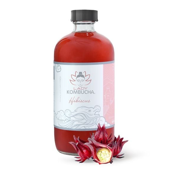 Kombucha Hisbicus Simple 500Ml