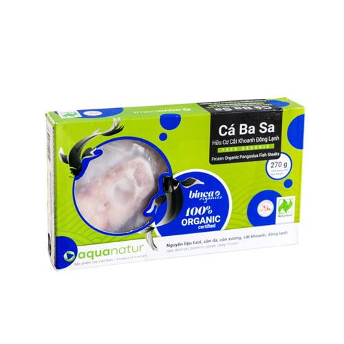 Frozen Organic Pangasius Steaks Binca 270G