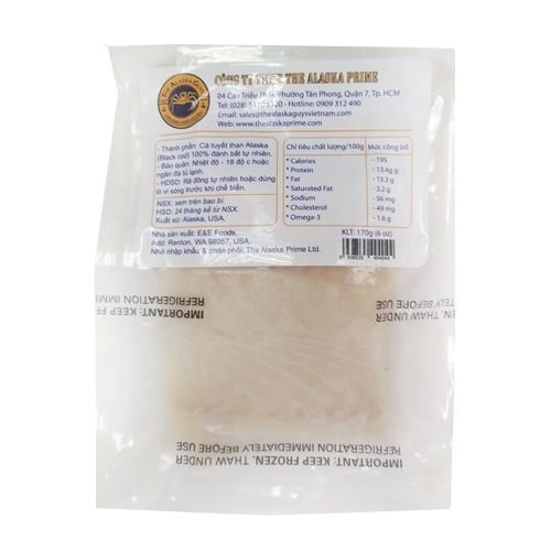 Frozen Alaska Black Cod Portion 170G