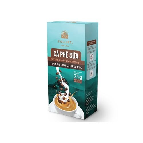 3In1 Instant Coffes Mix Folliet 15Gx5