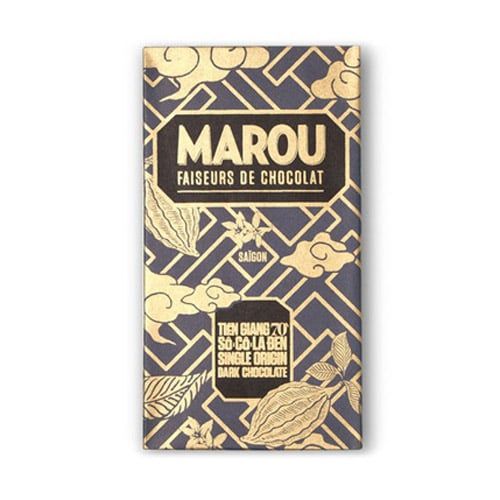 Chocolate 70% Dark Tien Giang Marou 80G- 