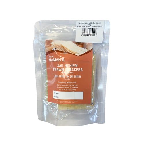 Home Made Prawn Crackers With Perpper Sau Nghiem 100G