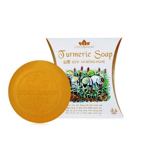 Herbal Turmeric Soap Cocosavon 100G- Herbal Turmeric Soap Cocosavon 100G