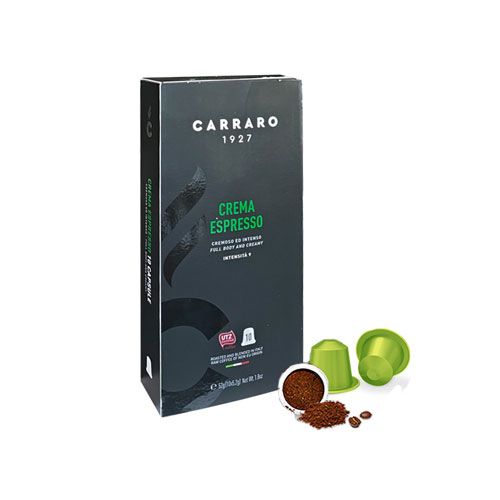 Coffee Crema Espresso Capsule Carraro 52G- 
