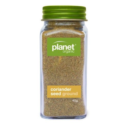 Ground Coriander Seed Planet Organic (Jar) 40G