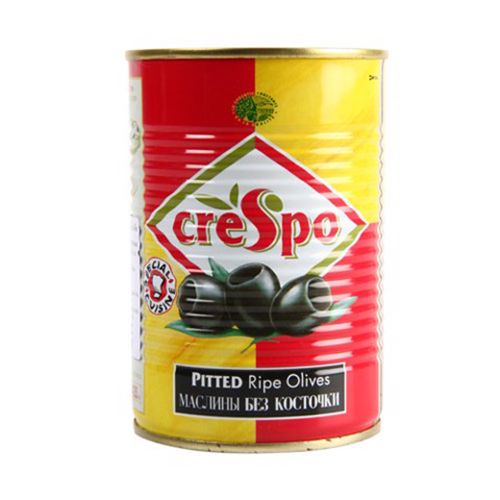 Pitted Black Olives Crespo 425Ml- Pitted Black Olives Crespo 425Ml