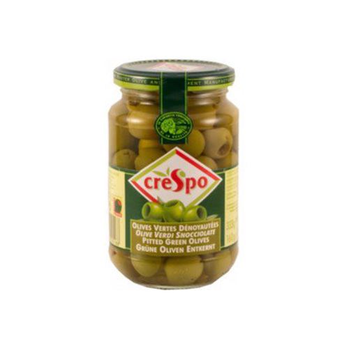 Pitted Green Olives Crespo 370Ml- Pitted Green Olives Crespo 370Ml