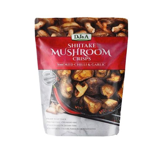 Nấm Hương Sấy Giòn Tỏi Ớt Dj&A 65G
