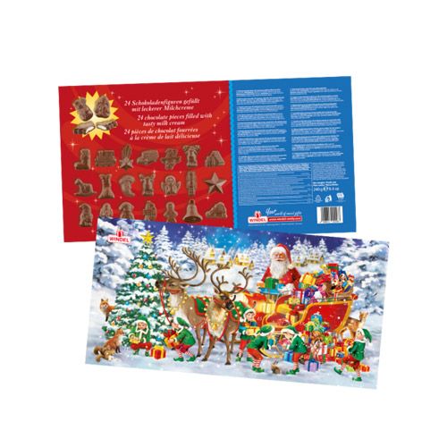 X'Mas Calendar Milk Cream Windel 240G