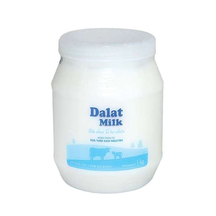 Sữa Chua Tươi Không Đường Dalat Milk 1Kg- 