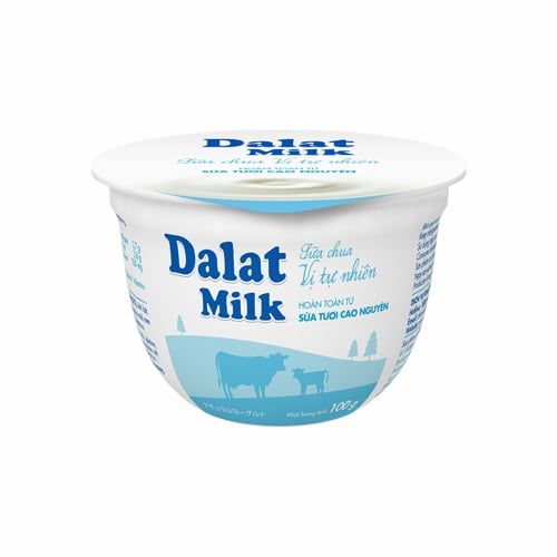 Yogurt Sugar Free Dalat Milk 100G- Yogurt Sugar Free Dalat Milk 100G