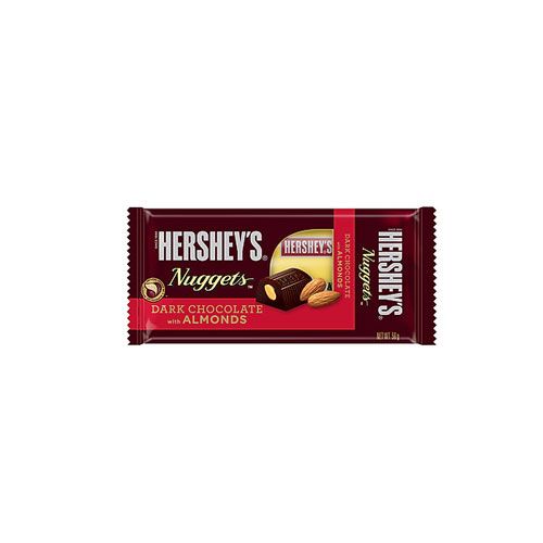 Dark Chocolate With Almond Hershey'S Nuggets 56G- 