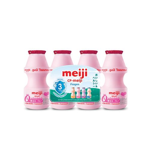 Sữa Chua Uống Hương Dâu Tây Meiji Paigen 100Mlx4- 