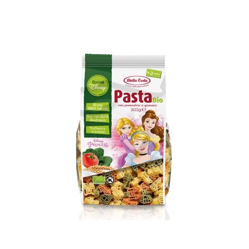 Disney Princess Pasta With Tomato And Spinach Dalla Costa 300G- 