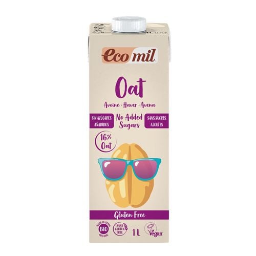 Oat Milk No Added Sugars Gluten Free Bio Ecomil 1L