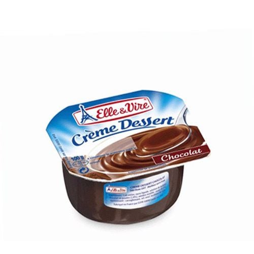 Cream Dessert Chocolate Elle & Vire 100G- Cream Dessert Chocolate Elle & Vire 100G